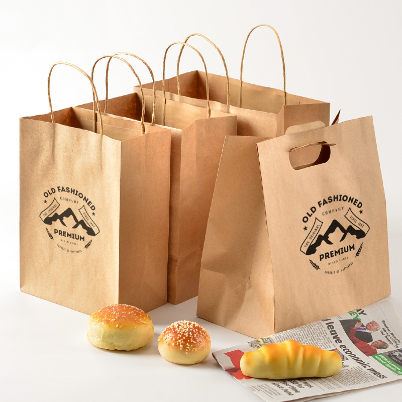 Take Away Paper Bags with Handles