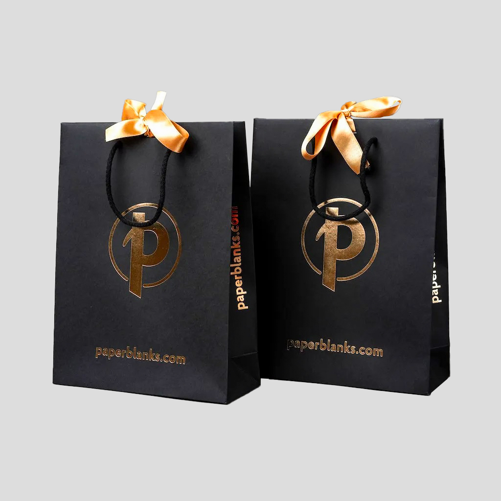 Luxury paper bags with handle