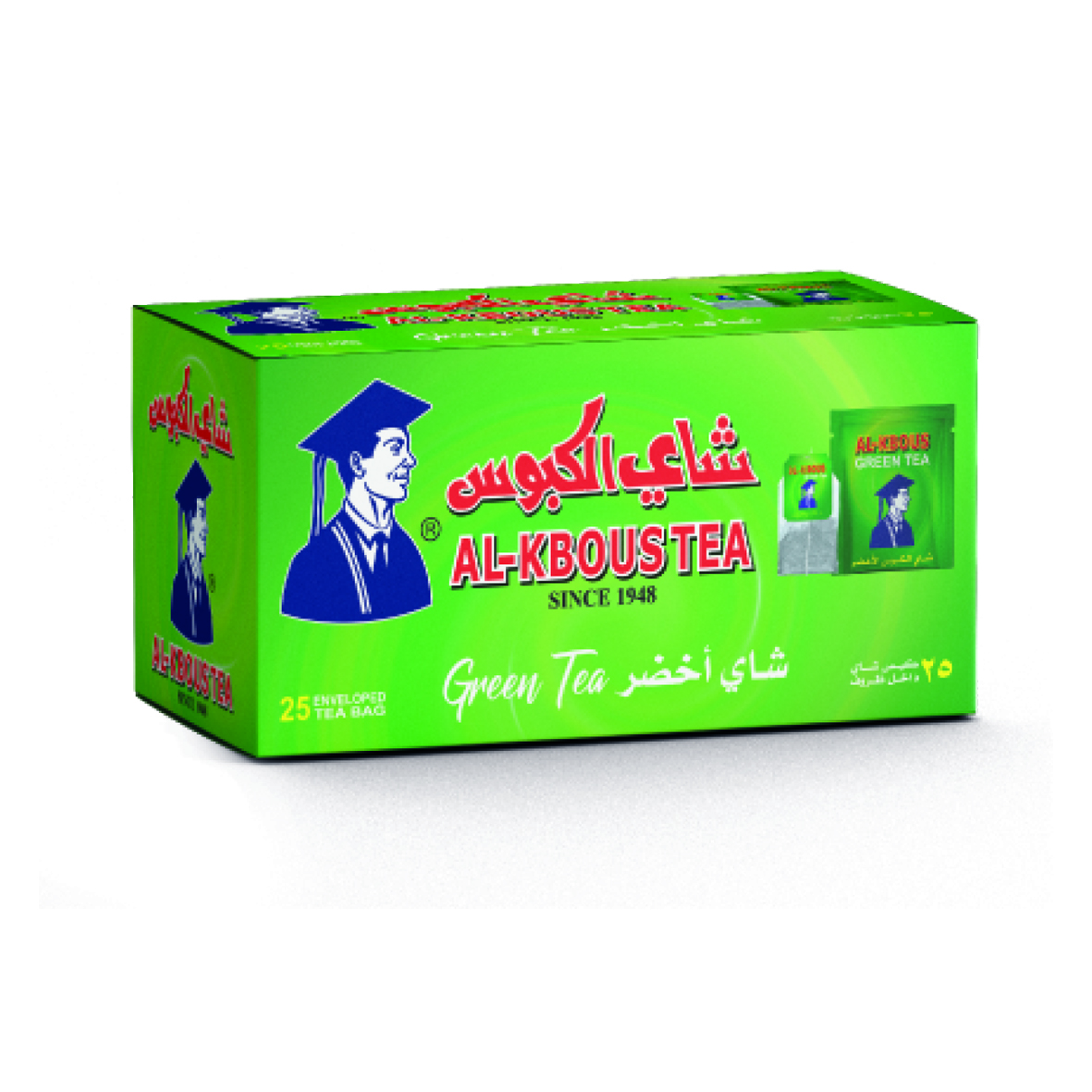 Al-Kabous 25pcs enveloped  Green tea