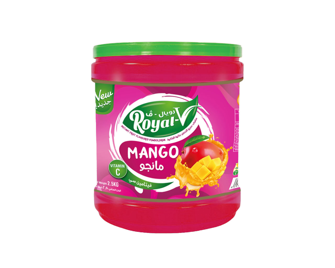 Royal V Flavoured Instant Juice Powder in Jar