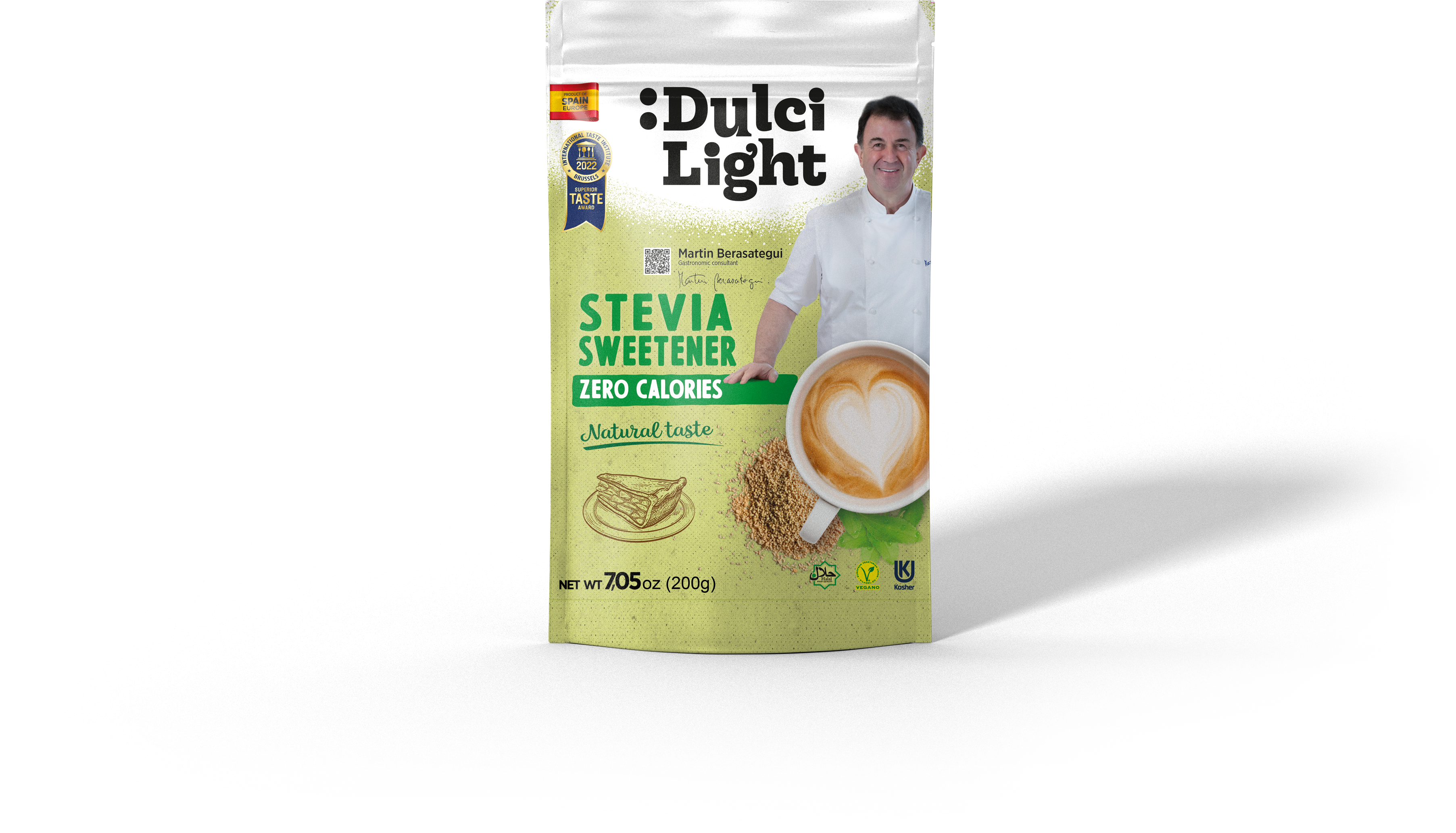 DulciLight Sweetener Stevia Doypack 200gr