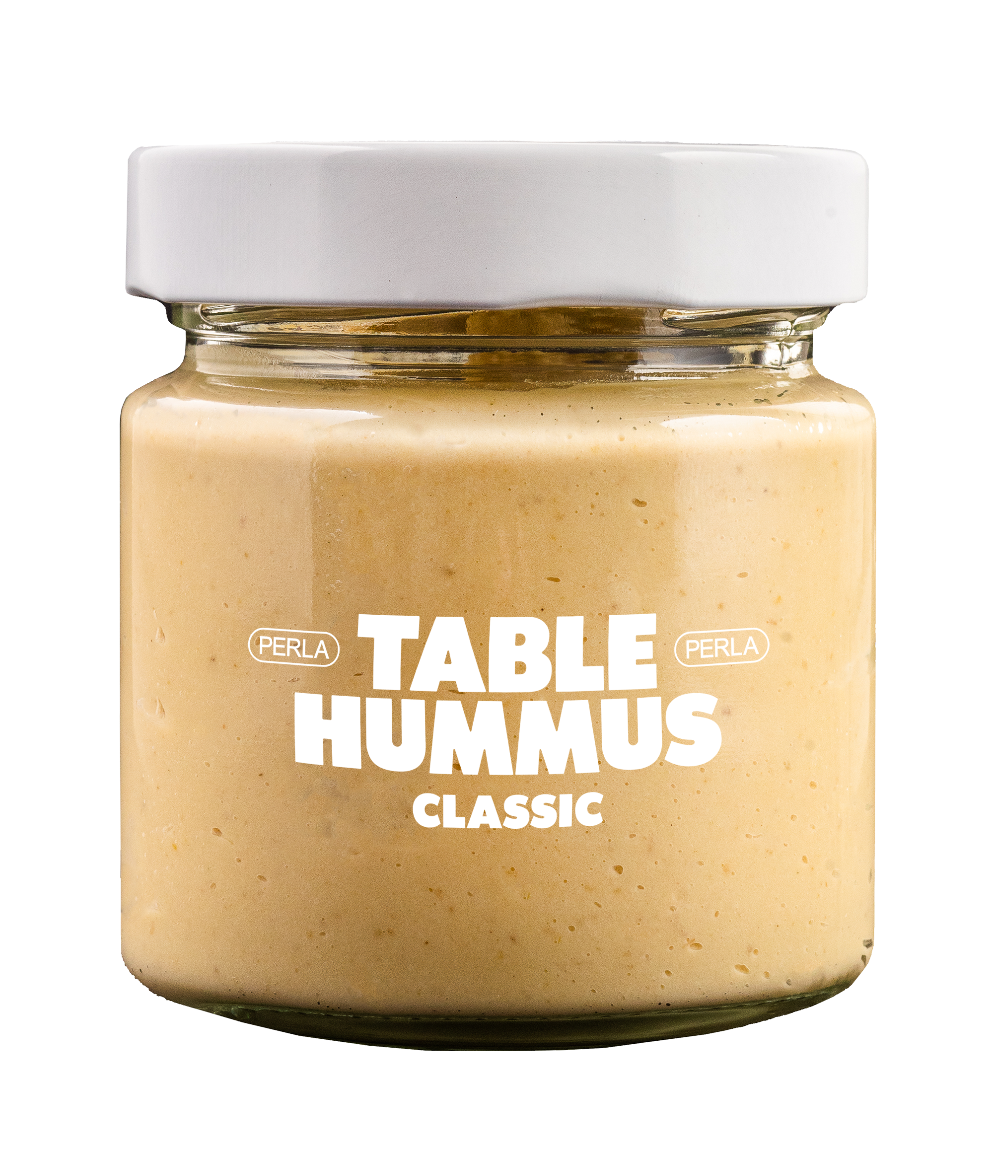 Hummus natural in jar