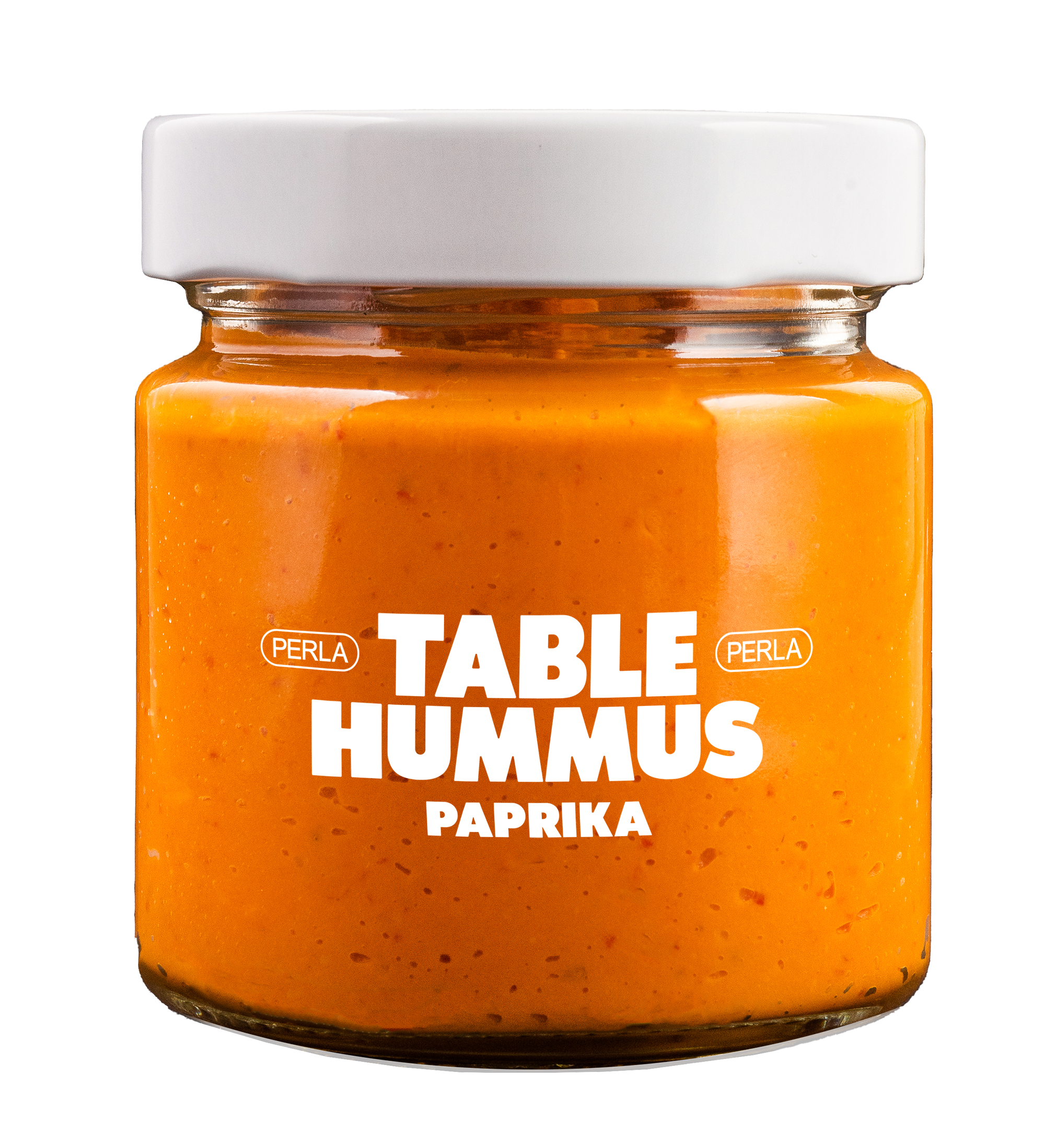 Hummus pepper in jar
