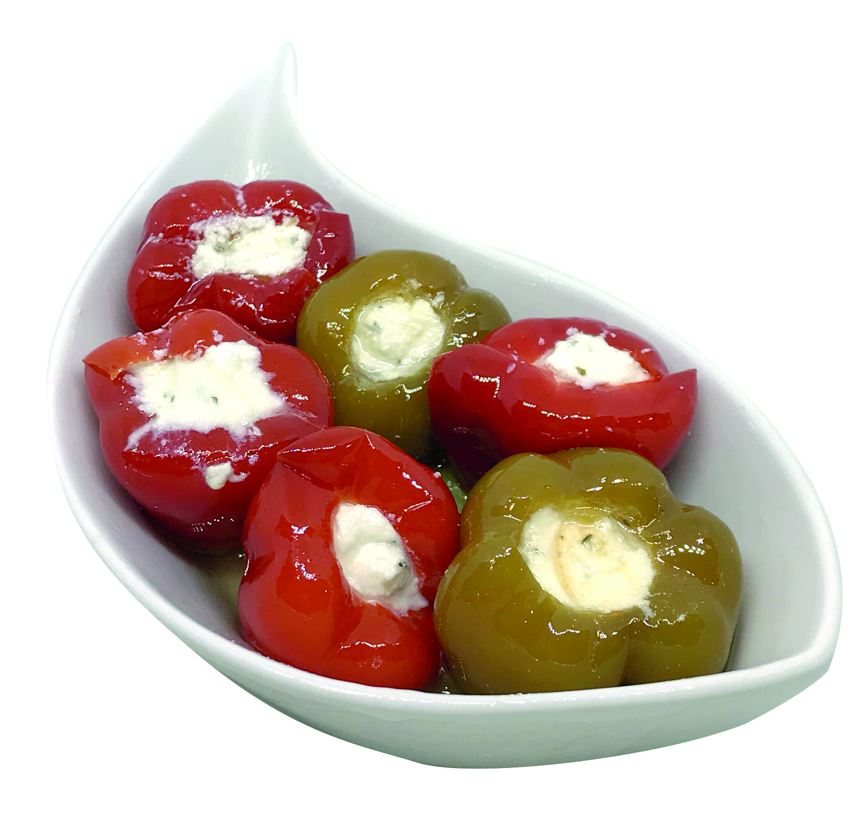 CHERRY PEPPERS STUFFED WITH CHEESE