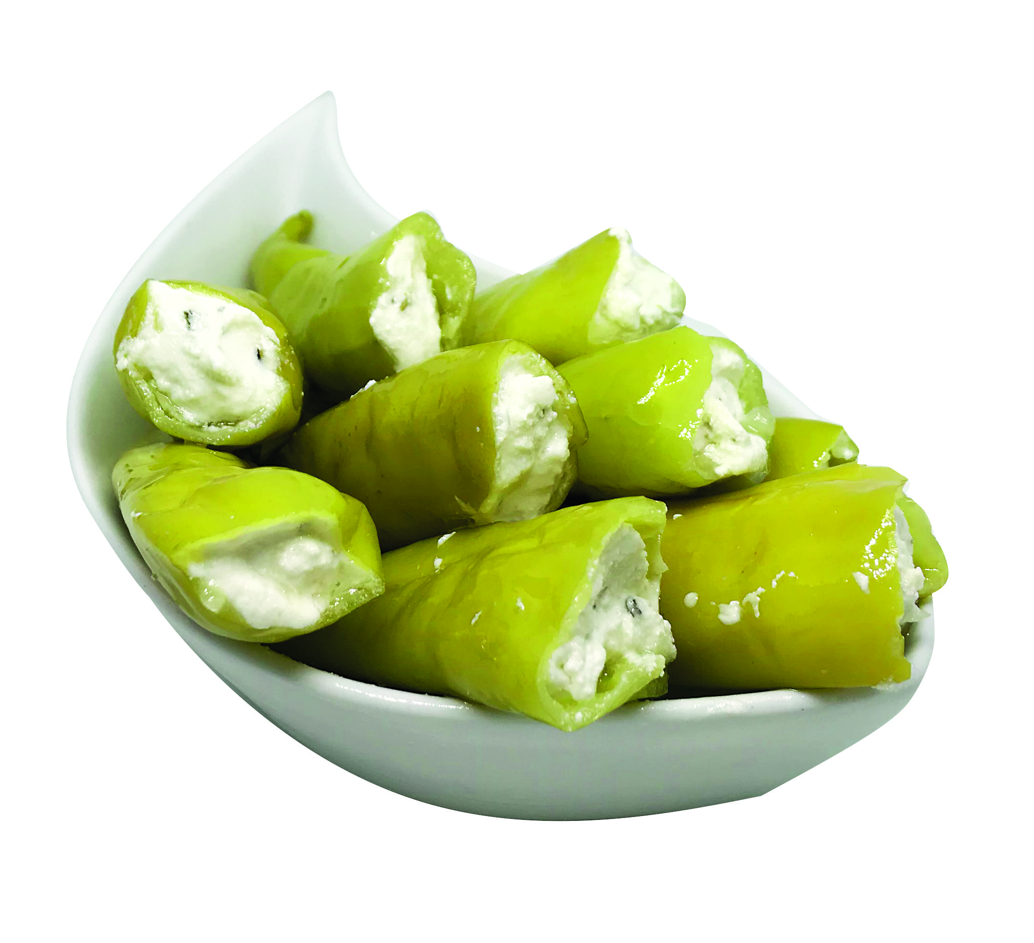 GREEN PEPPER LONG STUFFED WITH CHEESE