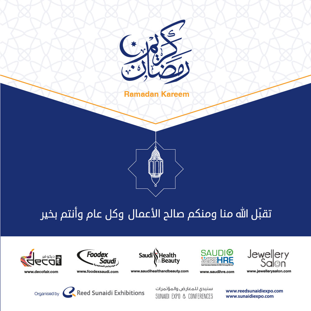 Reed Sunaidi Exhibitions and Foodex Saudi team wish you all blessings in Ramadan , Ramadan Kareem 