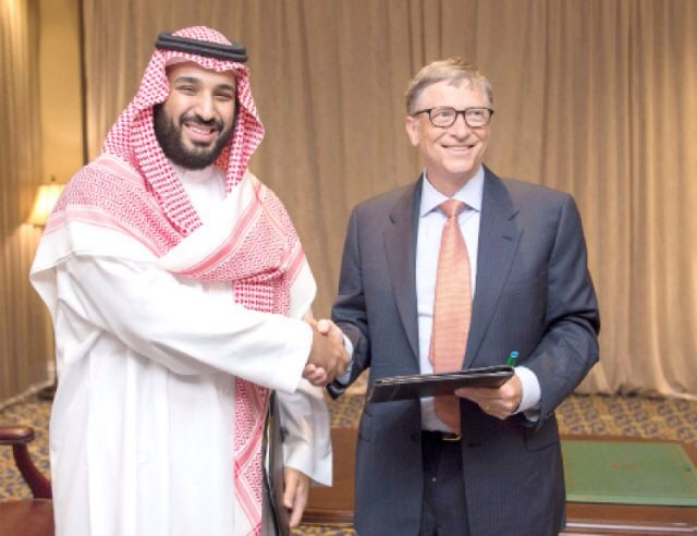 Prince Muhammad and Bill Gates join hands for welfare work